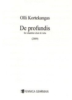 De Profundis for chamber choir & tuba 