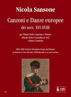 16th-18th Century European Songs And Dances 