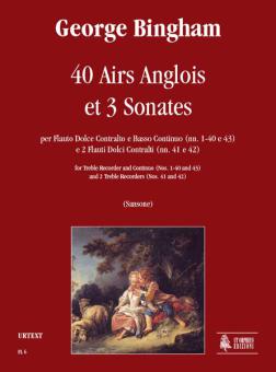 40 Airs Anglois et 3 Sonates 