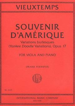 Souvenir d'Amerique op. 17 