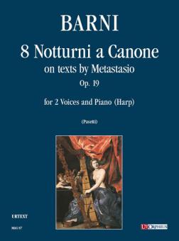8 Notturni a Canone On Texts by Metastasio op. 19 