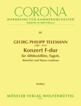 Konzert F-Dur TWV 52:F1 