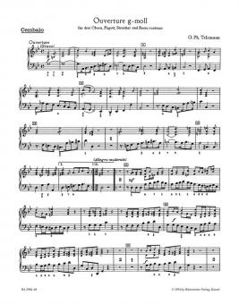 Orchester-Ouvertüre g-Moll TWV 55:g4 