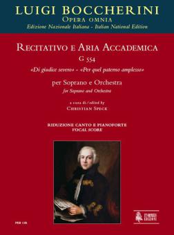 Recitativo e Aria accademica Di giudice severo 