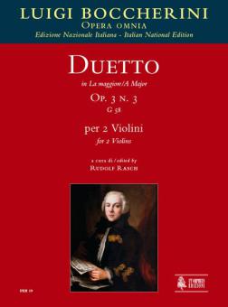 Duetto in A Major op. 3/3 G58 