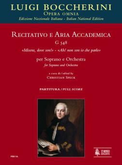 Recitativo e Aria accademica Misera, dove son! 