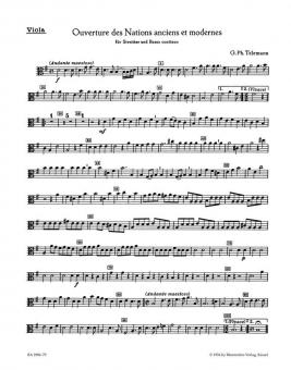 Ouverture des Nations anciens et modernes 