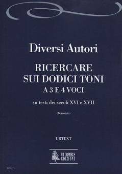 Ricercare sui dodici toni a tre e quattro voci 