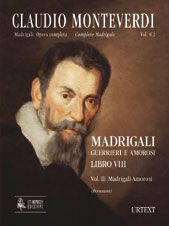 Madrigali Libro 8 [Original Clefs] Vol. 2 