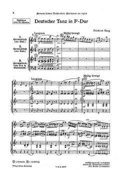 Deutscher Tanz in F-Dur 