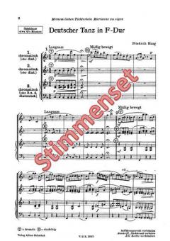 Deutscher Tanz in F-Dur 