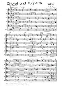 Choral und Fughetta 