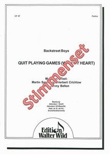 Quit Playing Games With My Heart 