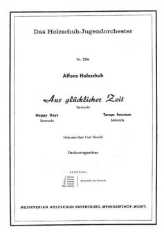 Aus glücklicher Zeit 