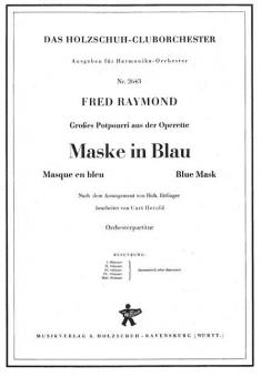 Maske in Blau 