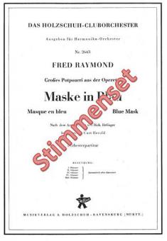 Maske in Blau 