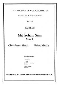 Mit frohem Sinn 