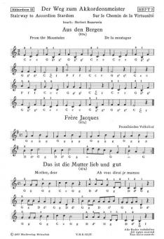 Der Weg zum Akkordeonmeister 2 (2. Stimme) 