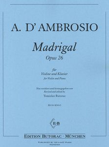 Madrigal op. 26 