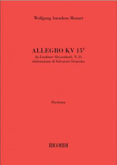 Allegro KV 15 Da Londoner Skizzenbuch Nr. 21 