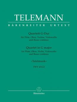 Quartett aus Tafelmusik 1 TWV 43:G 2 