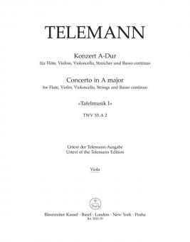 Konzert A-Dur aus Tafelmusik 1 