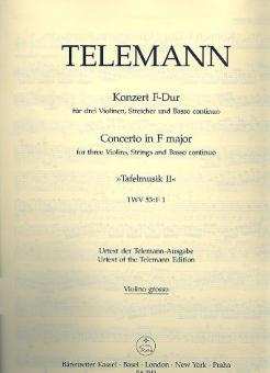 Konzert F-Dur TWV 53:F1 