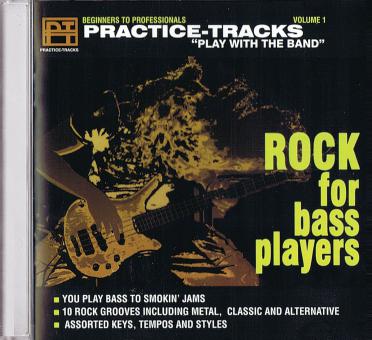 Rock for Bass Players Practice Tracks CD Play Along for Bass 