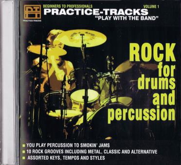 Rock for Drums and Percussion Parctice Track CD Play Along for Drums 