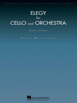 Elegy for Cello and Orchestra (Solo Cello with Piano Reduction) 