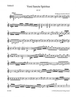 Veni Sancte Spiritus KV 47 