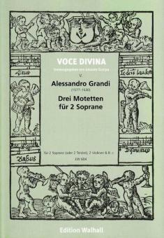 Drei Motetten für zwei Soprane 