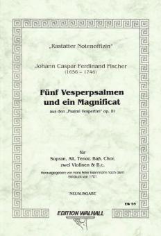 Fünf Vesperpsalmen und ein Magnificat 