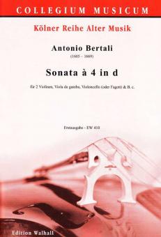 Sonata à 4 in d 