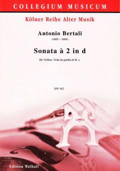 Sonata à 2 in d 