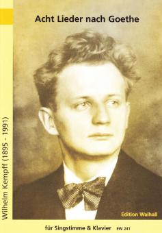 Acht Lieder nach Gedichten von J. W. von Goethe 