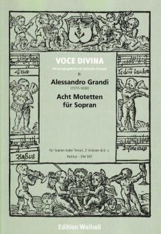 Acht Motetten für Sopran 