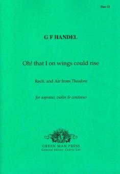 Oh! that I on wings could rise 