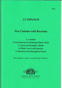 Fünf Kantaten mit Blockflöte 