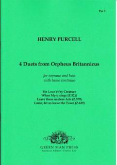 4 Duets from Orpheus Britannicus 