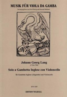 Solo a Gambetta Inglese con Violoncello 