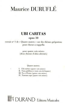 Quatre Motets Sur Des Themes Gregoriens op. 10 Nr. 1 