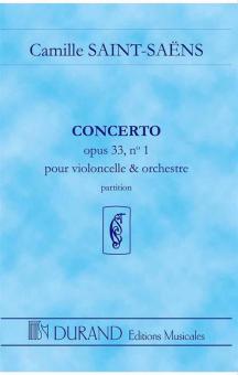 Concerto Nr. 1 op. 33 pour Violoncelle et Orchestra 
