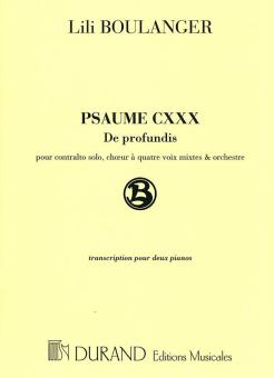 Psaume CXXX Du Fond de l'abime 