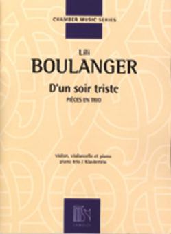 D'un Soir Triste Pieces en Trio 