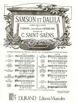 Samson & Dalila Nr. 7 (frz./dt.) Mezzo / Piano 
