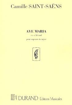 Ave Maria En Sib pour Soprano et Piano 