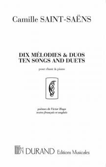 Ten Songs and Duets pour Chant et Piano Francais 