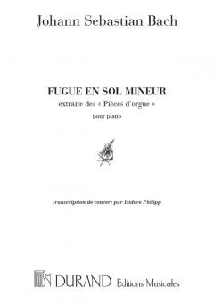 Fugue En Sol Mineur, BWV 578 