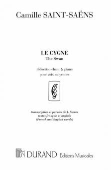 Le Cygne, The Swan, Reduction Chant et Piano 